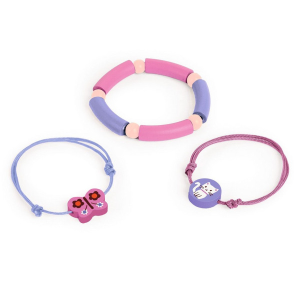 TARA bransoletki w ozdobnym pudełku kotki Djeco 4+