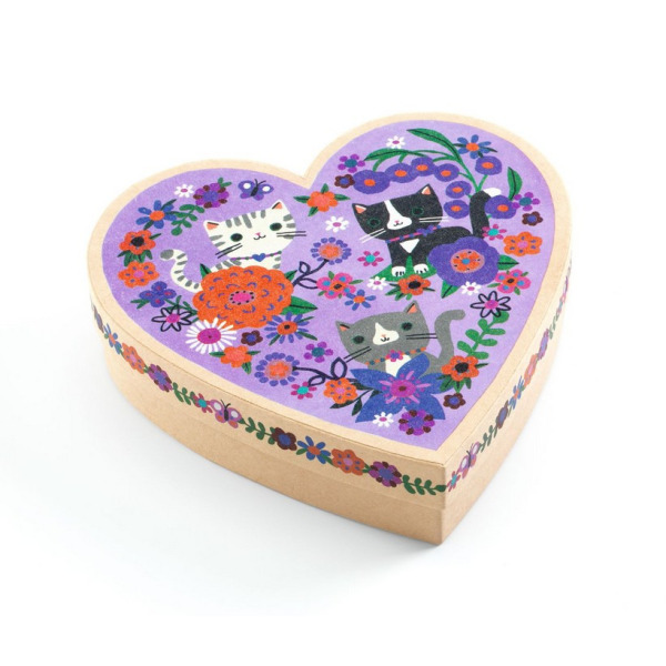 TARA bransoletki w ozdobnym pudełku kotki Djeco 4+