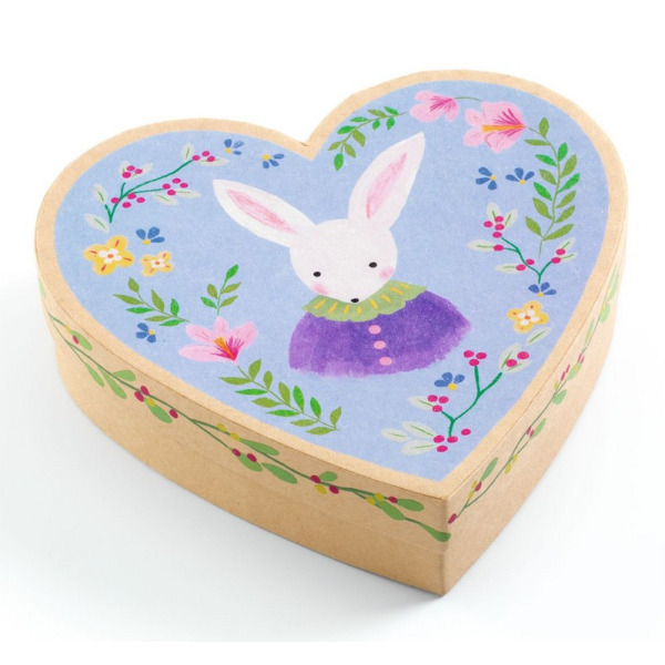 CECILE bransoletki w ozdobnym pudełku króliczek Djeco 4+