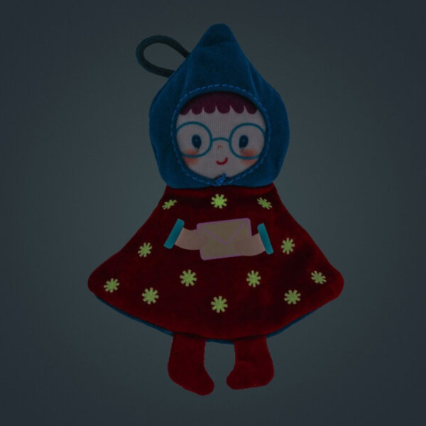 CZERWONA CHOINKA świąteczna przytulanka dwustronna zawieszka na choinkę Lilliputiens 2+