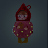 RÓŻOWA BOMBKA świąteczna przytulanka dwustronna zawieszka na choinkę Lilliputiens 2+