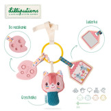 KOTKA JEANNE wielofunkcyjny brelok z mini zawieszkami Ogród Lilliputiens 3m+