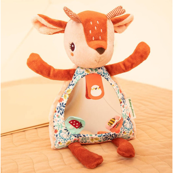 SARENKA STELLA przytulanka aktywizująca z lusterkiem  A KUKU Lilliputiens 6m+