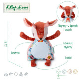 SARENKA STELLA przytulanka aktywizująca z lusterkiem  A KUKU Lilliputiens 6m+