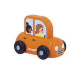 Samochód rodzinny MIASTO drewniany pojazd Cross Roads Janod 12m+