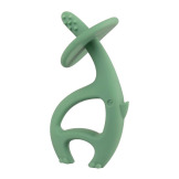 ZIELONY SŁONIK silikonowy gryzak Eucalyptus Mombella 3m+