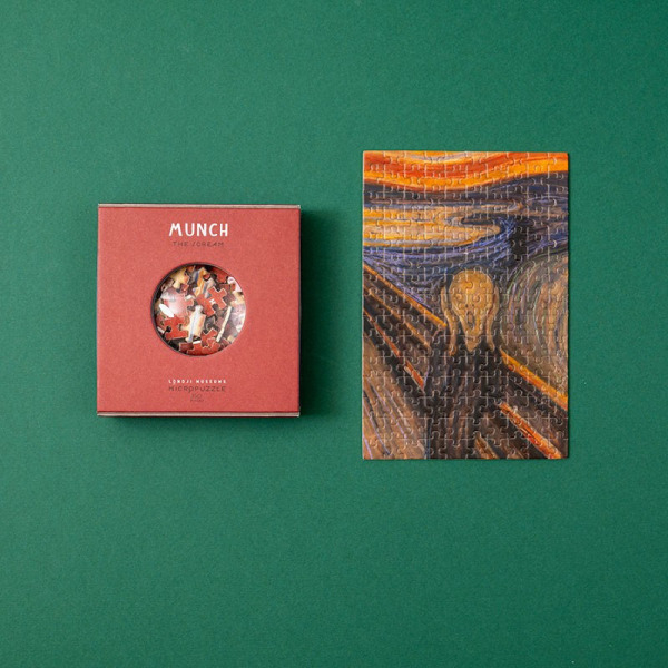 KRZYK Munch puzzle tekturowe mikro 150 el. The Scream Londji