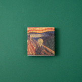 KRZYK Munch puzzle tekturowe mikro 150 el. The Scream Londji