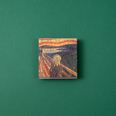 KRZYK Munch puzzle tekturowe mikro 150 el. The Scream Londji