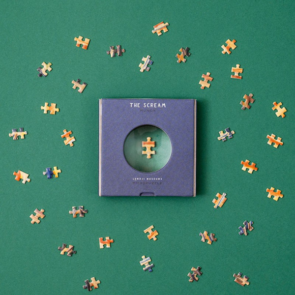 KRZYK Munch puzzle tekturowe mikro 150 el. The Scream Londji