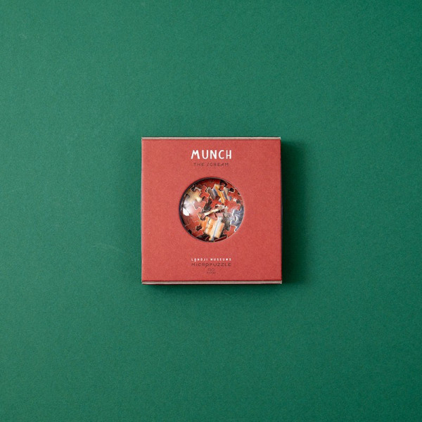 KRZYK Munch puzzle tekturowe mikro 150 el. The Scream Londji