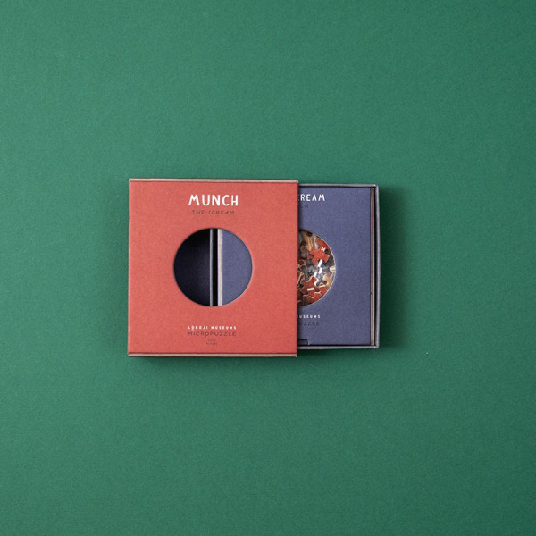 KRZYK Munch puzzle tekturowe mikro 150 el. The Scream Londji