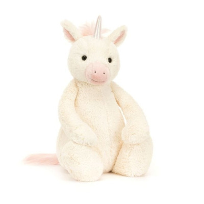 NIEŚMIAŁY JEDNOROŻEC kremowa przytulanka Bashful 74 cm Jellycat 12m+