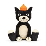 DUŻY KOTEK czarna przytulanka Jack 48 cm Jellycat 0+
