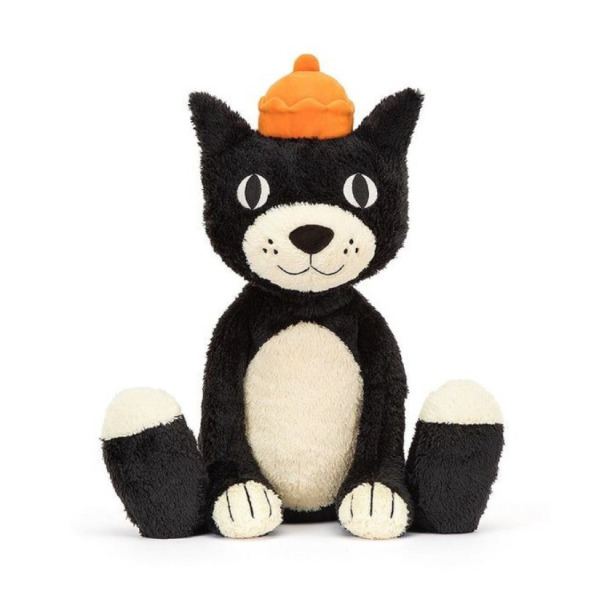 DUŻY KOTEK czarna przytulanka Jack 48 cm Jellycat 0+