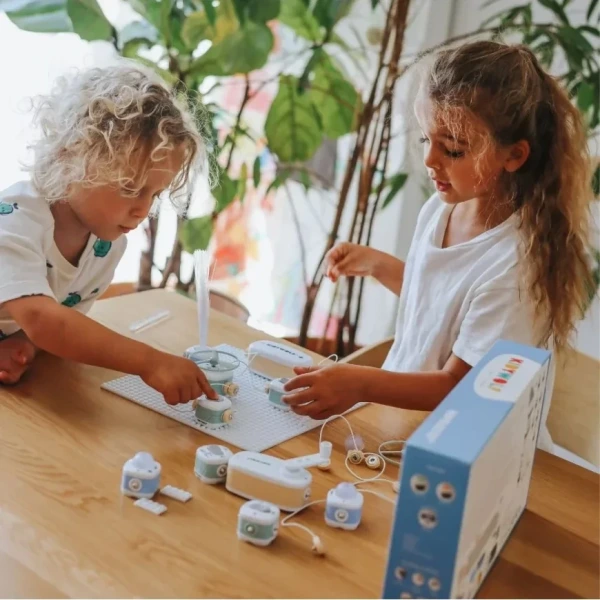 KIDYELEC Expert zestaw do nauki zasad elektryczności dla młodych odkrywców Kidywolf 8+