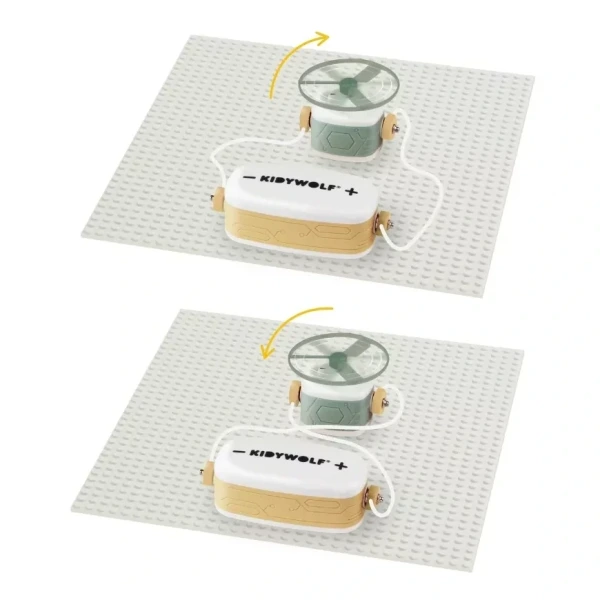 KIDYELEC Expert zestaw do nauki zasad elektryczności dla młodych odkrywców Kidywolf 8+