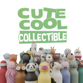 KOALA zielona butelka termiczna ze słomką 460 ml Bestie Asobu