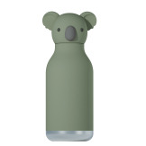 KOALA zielona butelka termiczna ze słomką 460 ml Bestie Asobu