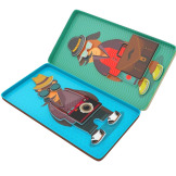 MISIE ubieranki podróżna układanka magnetyczna The Purple Cow 5+