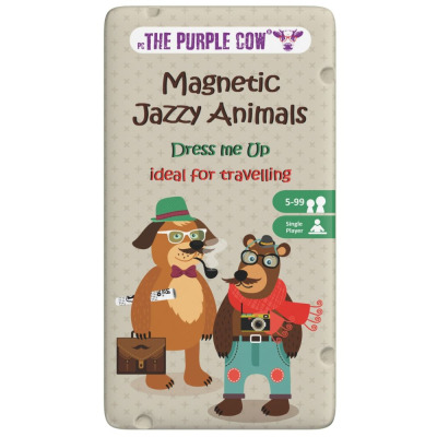 MISIE ubieranki podróżna układanka magnetyczna The Purple Cow 5+