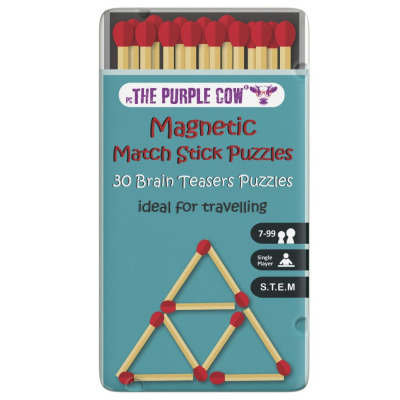 ZAPAŁKI logiczna gra podróżna magnetyczna łamigłówki The Purple Cow 7+