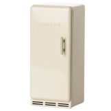 MINIATUROWA LODÓWKA metalowa biała akcesoria dla myszek i lalek Off white Maileg 3+