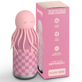 MEDUZA różowa butelka termiczna ze słomką 460 ml Bestie Asobu