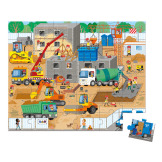 PLAC BUDOWY tekturowe puzzle w walizce 36 el. Janod 4+