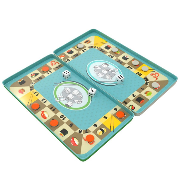 SUSHI podróżna gra magnetyczna zadania matematyczne S.T.E.M. The Purple Cow 8+