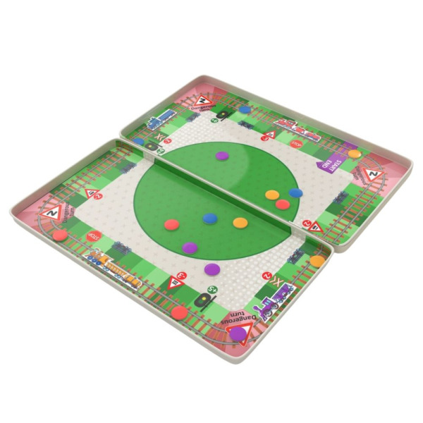 WYŚCIGI POCIĄGÓW podróżna gra magnetyczna The Purple Cow 6+