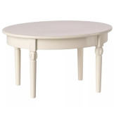 STÓŁ DO JADALNI metalowy biały vintage akcesoria dla myszek i lalek Off white Maileg 3+