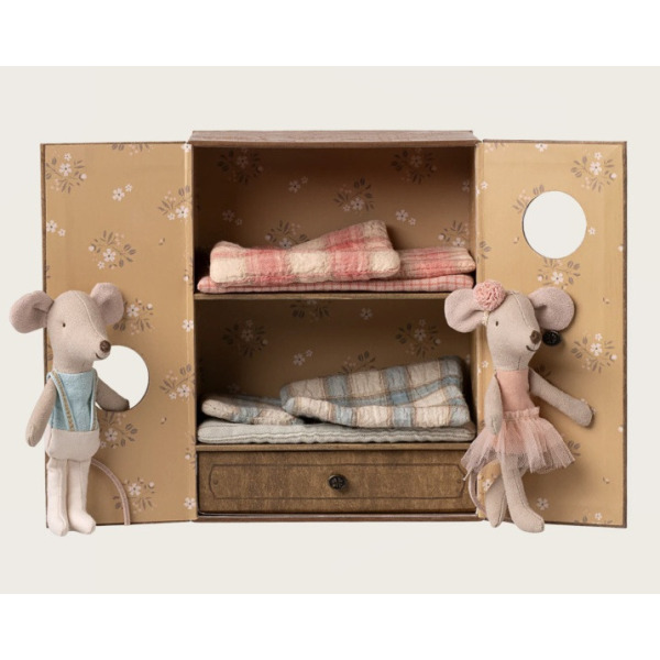 STUDIO TANECZNE z myszkami baletowymi mała siostra i brat akcesoria dla myszek i lalek Maileg 3+