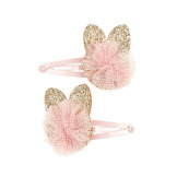 BROKATOWE KOTKI spinki do włosów 2 szt. Souza