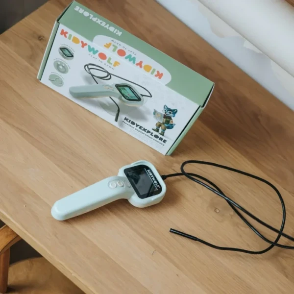 KIDYEXPLORE elastyczna kamera inspekcyjna dla dzieci do odkrywania ukrytych miejsc Kidywolf 6+