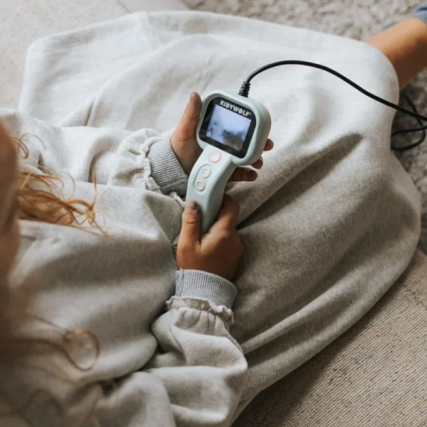 KIDYEXPLORE elastyczna kamera inspekcyjna dla dzieci do odkrywania ukrytych miejsc Kidywolf 6+