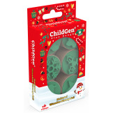 ŚWIĄTECZNE STEMPELKI drewniane stemple do modelowania ciastoliny i ćwiczenia motoryki małej ZESTAW 6 sztuk ChildGen 3+