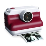 K-PRINT aparat fotograficzny z funkcją błyskawicznego drukowania dla dzieci - cyfrowy czerwony + 3 rolki papieru Kidywolf 8+