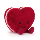 WESOŁY MAKARONIK czerwone serduszko przytulanka na Walentynki Arlette 13 cm Jellycat 0+