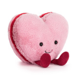 WESOŁY MAKARONIK różowe serduszko przytulanka na Walentynki Colette 13 cm Jellycat 0+