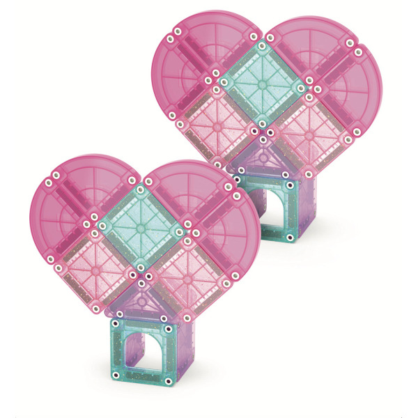 HEART TO HEART TRAVEL klocki magnetyczne microMAGS zestaw 26 el. Magna-Tiles 3+