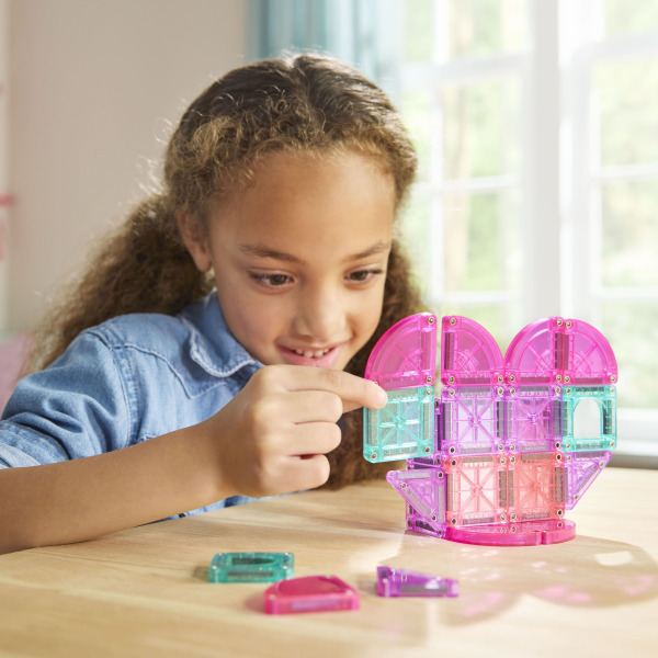 HEART TO HEART TRAVEL klocki magnetyczne microMAGS zestaw 26 el. Magna-Tiles 3+