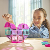 HEART TO HEART TRAVEL klocki magnetyczne microMAGS zestaw 26 el. Magna-Tiles 3+