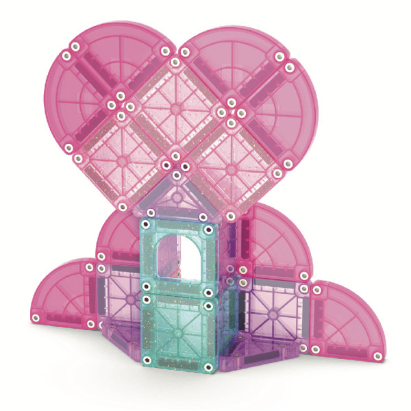 HEART TO HEART TRAVEL klocki magnetyczne microMAGS zestaw 26 el. Magna-Tiles 3+