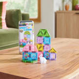 SPRING GARDEN TRAVEL klocki magnetyczne microMAGS zestaw 24 el. Magna-Tiles 3+