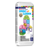 SPRING GARDEN TRAVEL klocki magnetyczne microMAGS zestaw 24 el. Magna-Tiles 3+