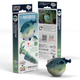 ROZDYMKA układanka przestrzenna kołysząca się ryba 3D Eugy 6+