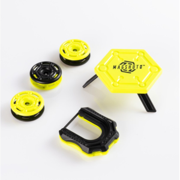 MAGSHUTO żółty zestaw startowy gra zręcznościowa Fat Brain Toy 6+