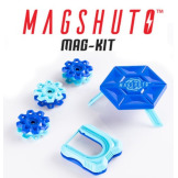 MAGSHUTO niebieski zestaw startowy gra zręcznościowa Fat Brain Toy 6+