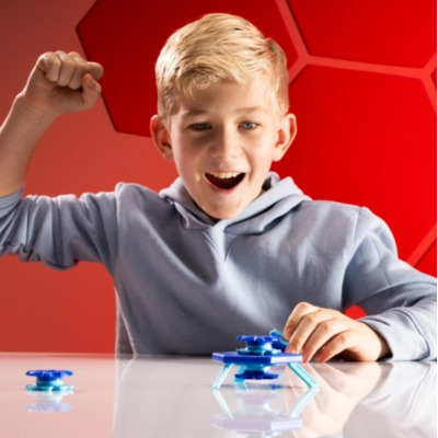 MAGSHUTO niebieski zestaw startowy gra zręcznościowa Fat Brain Toy 6+